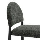 Modway Hayley Upholstered Fabric Counter Stool - Black Anthracite-8