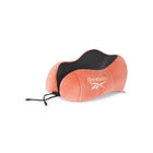 Reebok Travel Ergonomic Neck Pillow - Coral-Maintaining cleanliness is effortless with the washable fabric of this pillow. Simply remove the cover and toss it in the washing machine, allowing you to enjoy a fresh and hygienic pillow every time you use it