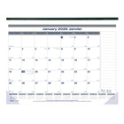 Blueline 2026 Net Zero Carbon Monthly Desk Pad Calendar - 22" x 17" - Bilingual-12-Month: January 2026 to December 2026