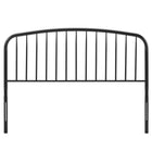 Modway Nova Metal King Headboard - Black-Height Adjustable