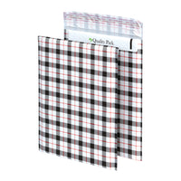 Quality Park Poly Bubble Mailers With Redi-Strip Peel Off Closure - 11" L x 8.25" W - Plaid - 8 Pack-You'll receive one 11" L x 8.25" W plaid bubble mailer with an easy peel off closure