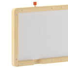 Flash Furniture - Systeme mural STEAM Bright Beginnings de qualite commerciale à trois panneaux en bois-Nettoyer avec un chiffon humide puis secher