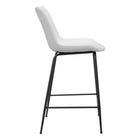 Zuo Byron Counter Stool - White-3 year limited warranty