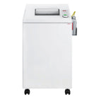 Destroyit 2604 P6 Micro-Cut 10-Sheet Commercial High Security Shredder (DSH0363L)-Easy Switch control element uses illuminated color codes and symbols to indicate operational status and functions as an emergency stop switch
