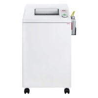 Destroyit 2604 P6 Micro-Cut 10-Sheet Commercial High Security Shredder (DSH0363L)-Easy Switch control element uses illuminated color codes and symbols to indicate operational status and functions as an emergency stop switch