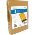 Crownhill Kraft Self-Seal Padded Mailer, #2, 8.5" x 12", 10 Pack-Inside dimensions 8-3/8" x 10-3/4"