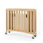 Foundations Travel Sleeper Compact Folding Crib w/ Oversized Casters - 40" x 26" x 34"-Dimensions: 40" L x 26" W x 34" H