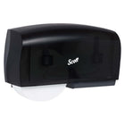 Distributrice de papier hygiénique en rouleau géant double sans mandrin à grande capacité de Scott Essential (09608) - Noire-Distributrice de papier hygiénique en rouleau géant sans mandrin