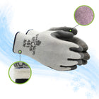 Atlas - Gants d'hiver en latex de caoutchouc naturel à prise en main optimale - Doublure en coton/polyacrylique - Gris/Blanc - Taille M - Lot de 2-Préhension Rugueuse