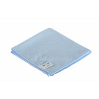 Globe Commercial - Chiffon en microfibre - 240 g/m² - 14" x 14" - Bleu - Paquet de 10-Un excellent moyen d’éviter la contamination croisée