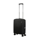 American Tourister 19" Rejoy Carry-on Luggage - 360-Degree Spinner - True Black-Multi-stage pull handle allows you to customize the height for a more comfortable experience