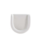 Manhattan Comfort - Augusta tabouret de bar moderne en similicuir rembourré 22,8" - blanc-Garantie limitée du fabricant de 30 jours