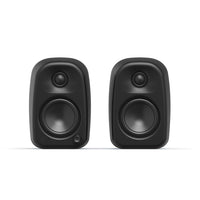 Kanto Powered Desktop Speakers with USB-C, RCA, Bluetooth 5.3 and Headphone Out - Onyx - 2 Pack-3/4" Silk Dome Tweeters