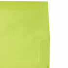 JAM Paper A8 Coloured Invitation Envelopes - 5.5 x 8.125 - Ultra Lime Green - 50 Pack-Colour: Lime Green Paper Envelopes