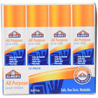 Elmer's All Purpose Glue Stick - 0.21 oz - 3 Packs of 12-Goes on smooth and dries fast, clear and colorless