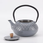 Minimal Enamelled Cast Iron Teapot - Sakura Grey - 0.6 L-Distributes heat evenly, maintains temperature longer