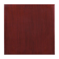 Flash Furniture – Dessus de table carré de 30 po en résine, acajou (TPMAH3030)-Ensemble de 2 dessus de table de restaurant