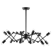 Modway Tagmata Ceiling Fixture - Black-Industrial Modern Ceiling Pendant