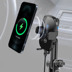 Mighty Mount Auto Scan Grip Cradle 15W Wireless Charger Cup Holder Mount-Auto Scanning/Mounting: Ensures perfect phone placement & charging