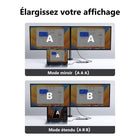 UGREEN - Hub USB-C Revodok 10 en 1 pour deux écrans-Accès réseau fiable : Dotée d’un port Ethernet RJ45, la station prend en charge un accès réseau à 10/100/1000 Mbps, assurant une connexion Internet stable et rapide.