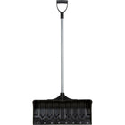 Aurora Tools Snow Pusher - Polypropylene Blade - D-Grip Handle - 21-1/4" W - 2 Pack-Powder-coated steel handle for added strength