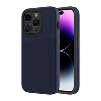 AXS - PROTech Plus etui mince anti-choc avec double couches pour Apple iPhone 14 Pro, Bleu Astral-Resistant aux chutes jusqu'a 10 pieds