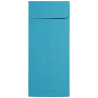 JAM Paper #12 Policy Envelopes, 4.75 x 11, Brite Hue Blue Recycled, 1000 Pack (3156401B)-Blue