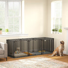 PawHut 83" Heavy Duty Dog Crate , Extra Large Dog Cage Kennel with Mat-Boasts an extra large space, letting large dogs stretch comfortably