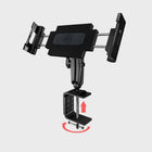 Mighty Mount Heavy Duty Cradle Mount for Tablet/iPad - Heavy Duty Desk Clamp Mount-Dampens shock and vibration