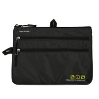 Travelon World Travel Essentials Seat Pack Organizer - Black-Spacious zippered main compartment holds all your essentials