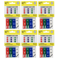 Ensemble de dés numériques Koplow Games, 12 par paquet, 6 paquets -Un excellent moyen de pratiquer et de comprendre les compétences mathématiques de base et d'améliorer les jeux et les activités