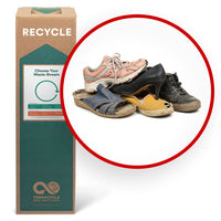 TerraCycle Shoes and Footwear - Zero Waste Box - Medium-Recycle synthetic shoes and footwear, synthetic uppers and lowers, synthetic sandals, synthetic shoes, synthetic boots, natural leather, artificial leather, faux leather, or synthetic leather