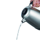 Salton Stainless Steel Digital Kettle - Variable Temperature-Bright digital display shows the water temperature 