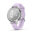 Garmin Lily 2 Active Fitness Tracker Smartwatch - Silver with Purple Jasmine Silicone Band-Train for your next 5K, 10K or half-marathon with Garmin Coach training plans from expert coaches 