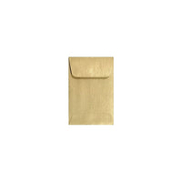 LUX #1 Coin Envelopes - 2-1/4" x 3-1/2" - Blonde Metallic - 1000 Pack-Dimensions: 2 1/4"L x 3 1/2"W