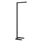 Hudson&Canal - Lampadaire à DEL intégré Malin (132 cm) avec abat-jour en métal - Bronze noirci-L'abat-jour rectangulaire en métal est intégré au cadre du luminaire