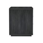 Manhattan Comfort Evelyn 32" Modern 3-Drawer Nightstand 2-Piece Set - Charcoal Grey-Perfect for Bedside Storage, Lamps or Display Items