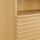 Modway Render Freestanding Bathroom Storage Cabinet - Oak-Wood Look Finish