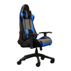 TygerClaw High Back Gaming Chair for Maximum Comfort - Blue-High quality synthetic leather that is built to last and resists wear and tear