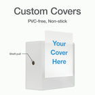 Cardinal XtraLife ClearVue Locking D-Ring Binder, White, 6”-6” rings; 1,300-sheet capacity