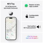 Apple - AirTag (2e génération)-Si vous perdez quelque chose d’important, vous pouvez partager temporairement et en toute sécurité la position d’un AirTag avec des tiers, des contacts de confiance et plus de 50 compagnies aériennes partenaires