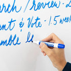 Luxor Wall-Mounted Porcelain Magnetic Dry-Erase Whiteboard with Marker Tray - 72" x 40"-Magnetic Surface: Attach documents or notes with ease