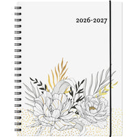 W.Maxwell 2026-27 Garbo Weekly Planner - 8.5" W x 11" H - Floral-August 2026 to July 2027