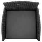 Manhattan Comfort - Ensemble de salon de patio moderne Imperia pour 2 personnes avec table d’appoint - Gris - Lot de 3-Assemblage à domicile requis Tout le matériel inclus