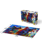 Prime 3D Blend Cota Wolves Puzzle - 500 Pieces-Eye-popping 3D effect with vivid, lifelike depth