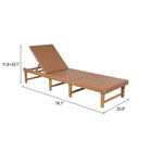 Zuo Breath Chaise Lounge - Brown-8
