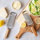 Minimal Wood Base for Grater-Handle with magnets to keep all grater together