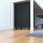 Vinsetto - Armoire à dossiers en acier Letter/A4/Legal avec barre de suspension - noir-Conception tout en acier avec revêtement en poudre pour un nettoyage facile et une utilisation quotidienne fiable 
