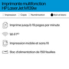 HP - Imprimante tout-en-un sans fil multifonction LaserJet M139w-PLUS PETITE IMPRIMANTE LASER AU MONDE DANS SA CATÉGORIE – Impression, numérisation et copie laser précise, l’imprimante peut être placée n’importe où