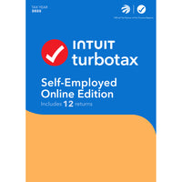 Intuit Turbotax Self-Employed Online Edition 2025 - 12 Returns - Bilingual [Digital Download]- Designed for filing personal and self-employment income 
